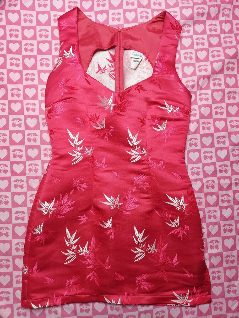 Vintage Frederick's Of Hollywood Red Dress